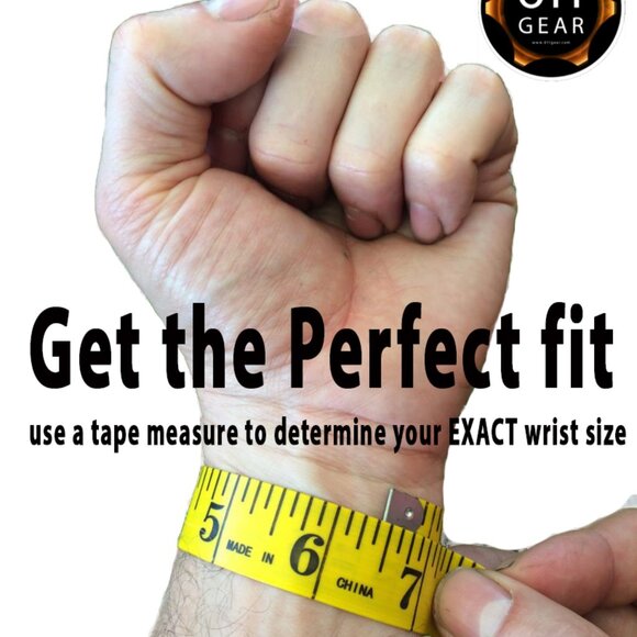 Fire Dept Badge Paracord Bracelet - Black with a Red stripe - Picture 2 of 2